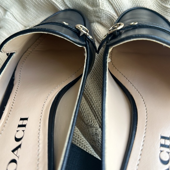 Coach Irene black leather mules - Picture 6 of 10